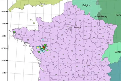 La terre a tremblé en Anjou, la secousse ressentie jusqu'à Nantes