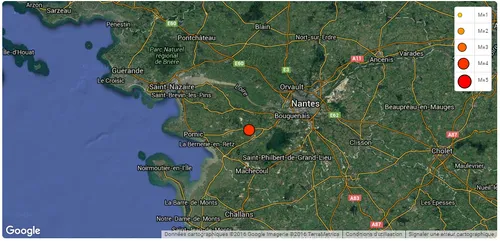 Un "événement sismique" cette nuit dans le Pays de Retz