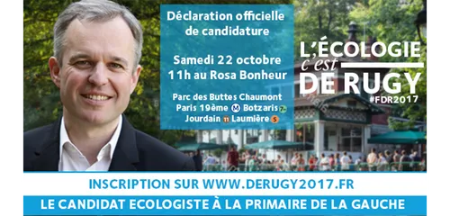 Politique : le député de Loire-Atlantique François de Rugy candidat...