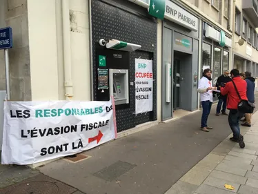 Saint-Nazaire : action devant la BNP Paribas ce mercredi matin pour...