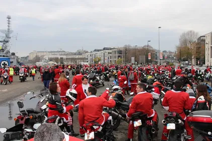 Des Pères Noël à moto ce weekend en Loire-Atlantique et Vendée