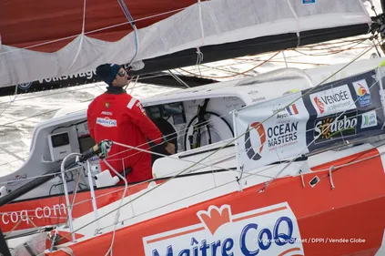 Vendée Globe : Jérémie Beyou, troisième, attendu ce lundi soir aux...