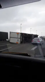 Tempête Zeus : pont de Cheviré fermé à la circulation