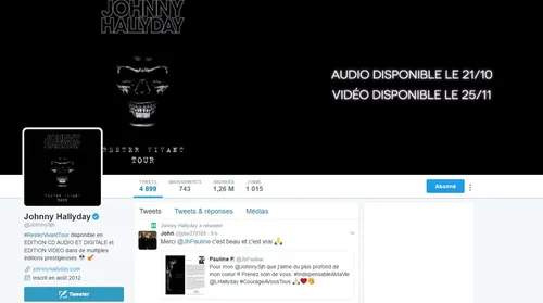 Johnny Hallyday annonce être traité pour un cancer