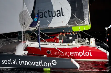 The Bridge : les quatre maxi-trimarans sont arrivés à destination