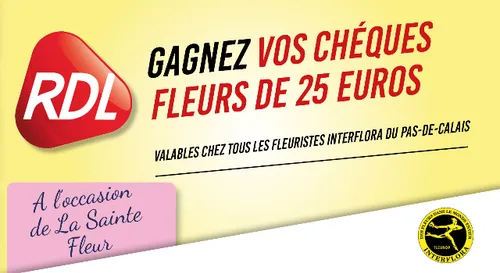 GAGNEZ VOS BOUQUETS DE FLEURS