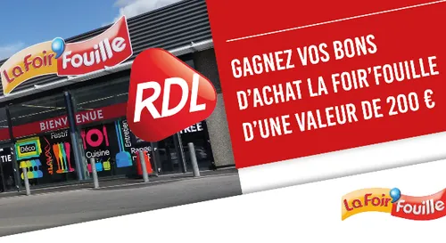 GAGNEZ VOTRE BON D'ACHAT FOIRE FOUILLE