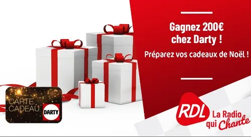 GAGNEZ VOTRE CARTE CADEAU DE 200€ CHEZ DARTY AVEC RDL