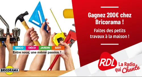 GAGNEZ VOTRE CARTE CADEAU DE 200€ CHEZ BRICORAMA
