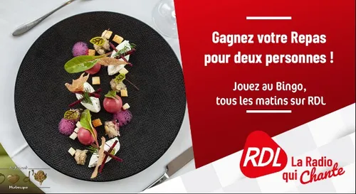 Gagnez votre repas pour deux personnes !