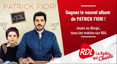 Gagnez le nouvel album de Patrick Fiori !