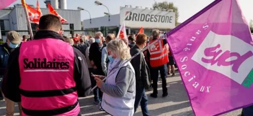 Bridgestone: Une manifestation en cours à Béthune