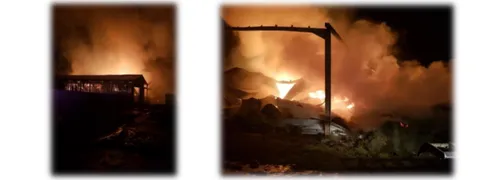 Rimboval: Un hangar agricole ravagé par un incendie