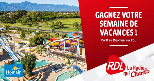 GAGNEZ VOTRE SEMAINE DE VACANCES AVEC HOMAIR SUR RDL !