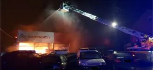 Barlin: Le garage Citroën détruit par un incendie