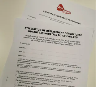 Couvre-feu à 18 h : téléchargez l'attestation dérogatoire dès...