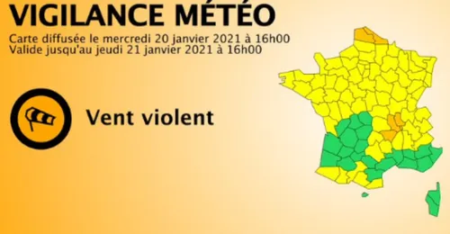 Un violent coup de vent attendu ce soir dans le Nord et le...