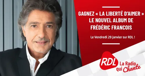 Gagnez le nouvel album de Frédéric Francois sur RDL !