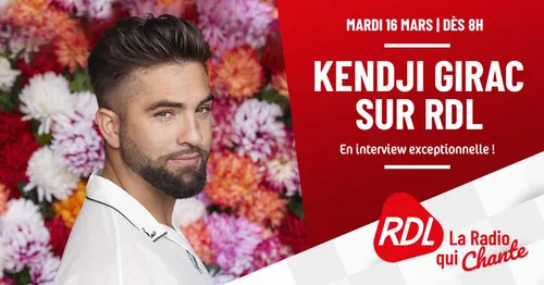 Kendji Girac, invité exceptionnel de RDL ce Mardi matin !