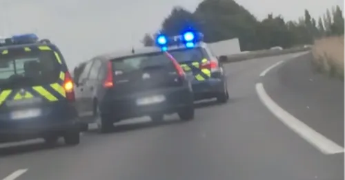 Deux blessés grave après une course poursuite, ce dimanche