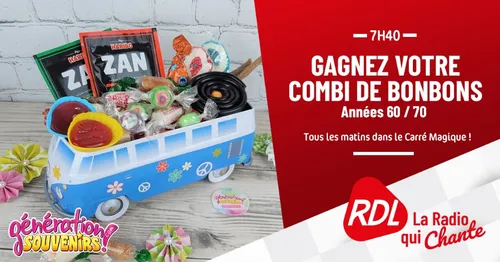Gagnez votre combi de bonbons avec génération-souvenirs.com !
