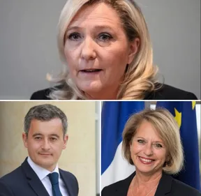 Le Pen, Darmanin, Bourguignon : des poids lourds en campagne pour...