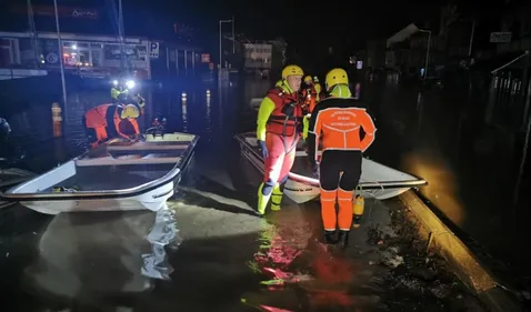 Des pompiers du Nord en renfort en Belgique, touchée par les...