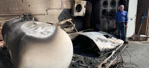 Oye Plage : Un pétard responsable de l'incendie d'une citerne de gaz