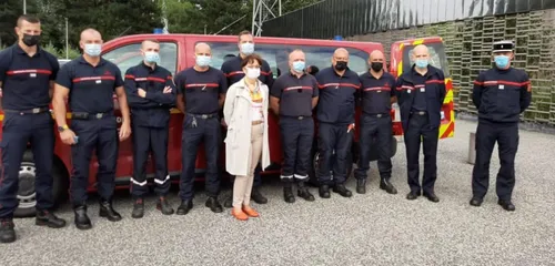 Des sapeurs-pompiers du Nord et du pas de calais en renfort de...