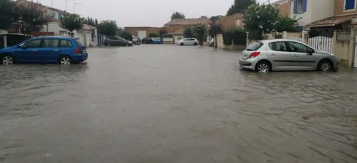 Violent orage et inondations en cours dans le Gard