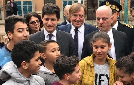 Le ministre de l'Éducation nationale, Jean-Michel Blanquer, en...