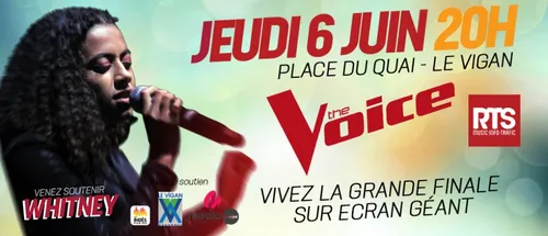 RTS vous fait vivre la finale de The Voice 8 sur écran géant, jeudi...