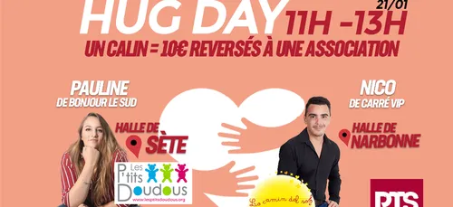 "Hug Day" : des câlins pour deux associations d'Occitanie
