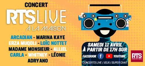 Concert RTS LIVE à la Maison édition 1