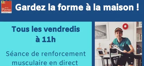 Pézenas : la ville propose des cours de sport en direct sur Facebook