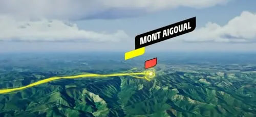 Tour de France : arrivée de l'étape 6 sur le Mont Aigoual le 3...