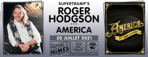 ROGER HODGSON et AMERICA dans les Arènes de Nîmes