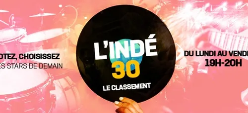 Nouvelle émission L'indés 30 sur RTS