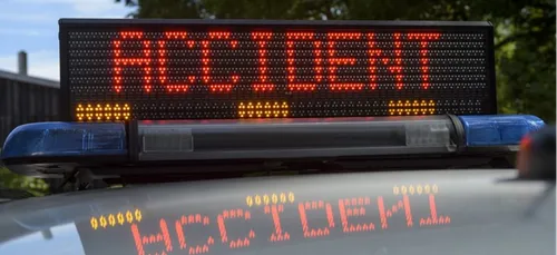 Collision frontale entre deux voitures à Montcy-Notre-Dame