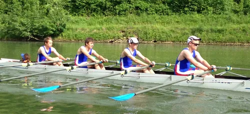 Championnat de zone d'aviron aux Vieilles Forges.