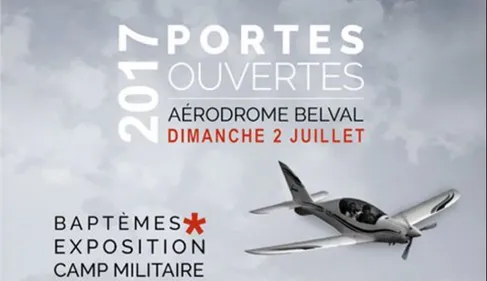 Journée portes ouvertes à l'aérodrome de Belval aujourd'hui