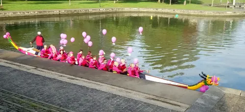 Dragon Ladies : elles ont pagayé pour Octobre Rose