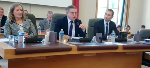 Noël Bourgeois est le nouveau président du Conseil Départemental...