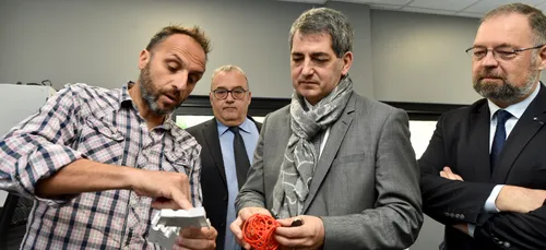 Jean Rottner était en visite aujourd'hui à Charleville-Mézières