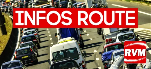 Routes glissantes dans les Ardennes.