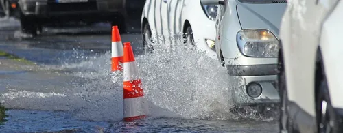 Routes inondées dans les Ardennes