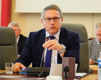 Noël Bourgeois, président du Conseil Départemental des Ardennes,...