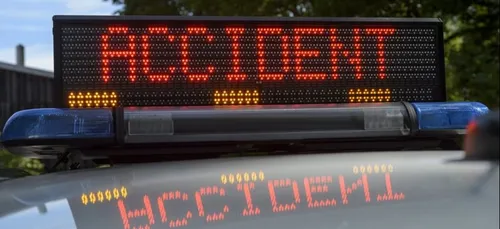 Une collision entre deux voitures secteur de Damouzy