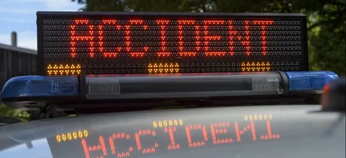 Sortie de route entre Launois-sur-Vence et Faissault