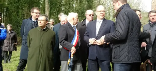 Le Prince Albert II de Monaco dans les Ardennes.